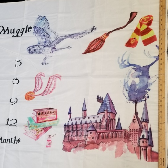 Harry Potter Milestone Newborn Baby Blanket - Picture 6 of 7